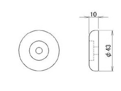 LIXIL（トステム）　タオルバープレート　【品番：QRD147W】