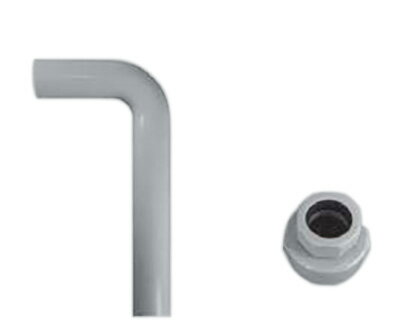 LIXIL（トステム）　直管接続部品 バック排水50A（SHA2）　【品番：KALAA002】