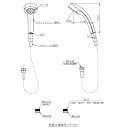 TOTO　ホース付シャワーヘッド（エアイン、1600mm）　【品番：THYC60CH】