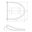 TOTO 便ふた組品 ハーベストブラウン 【品番:TCM818-8RR#SS4】