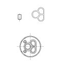 TOTO パッキンガイドユニット(TN300−9型用、食洗機用) 【品番:THD54】