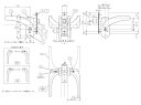 TOTO レバーハンドルセットLPW(P84) L勝手 【品番:AFEKH54004PWL】●