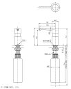 TOTO 水石けん入れ(台付、ムース状、洗面器用、アンダーカウンター) 【品番:TLK05202J】