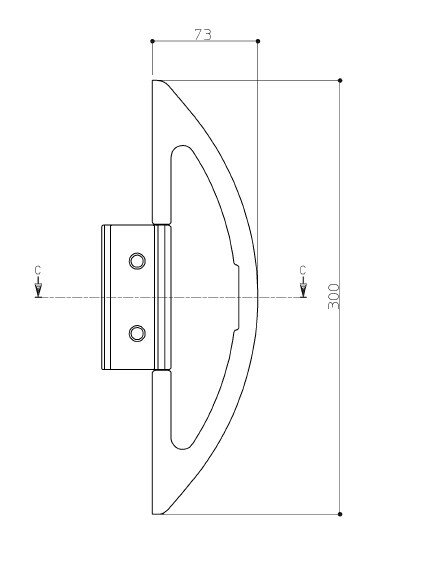 TOTO　風呂蓋把手　【品番：AFKK229】