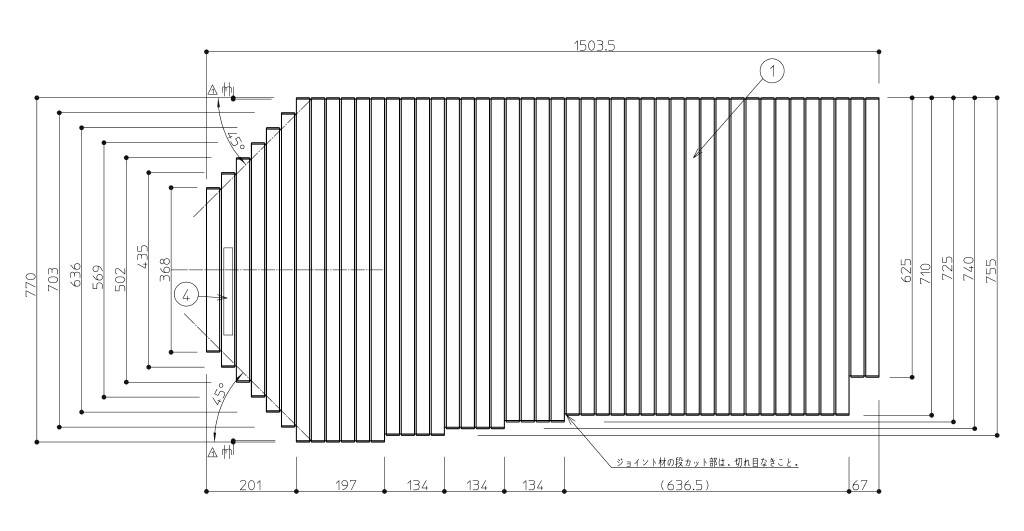 TOTO　シヤツタ－式風呂蓋1650R　【品番：EKK81062WR4】