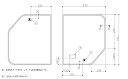 TOTO 1300クレイドル風呂蓋L 【品番:EKK84164WL1】