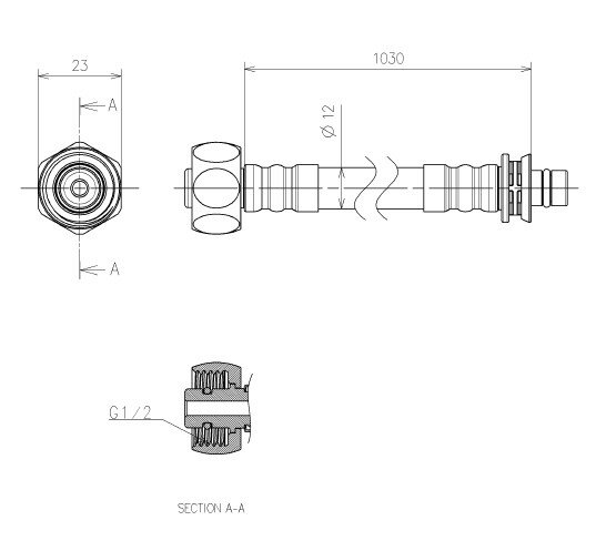 TOTO　給水ホース　【品番：TCM11335】