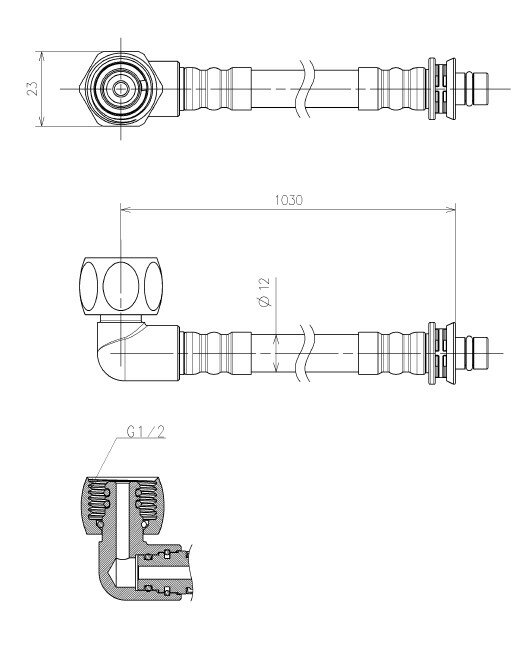 TOTO　給水ホース　【品番：TCM9921】