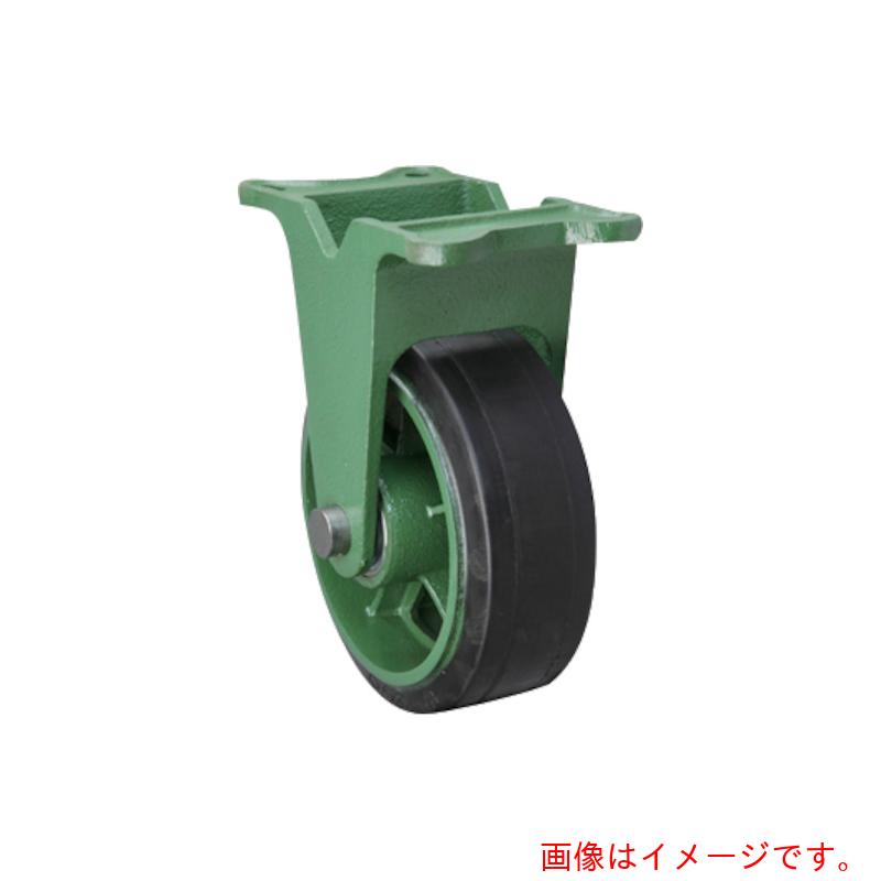 東北車輛製造所　鋳物製キャスター　マリーナ用固定金具付ゴム車輪　250X75　【品番：250X75MTKB-N】