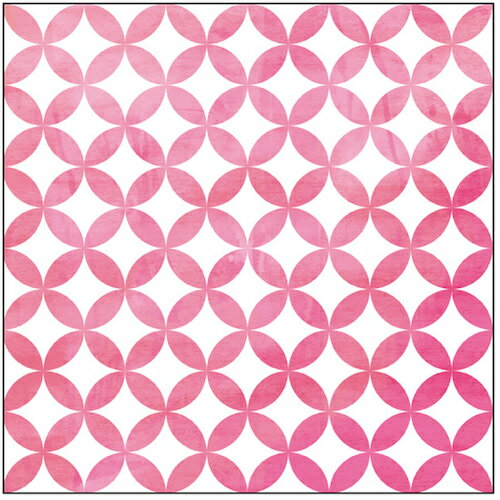 トレード　sign　city　キャンバス　Pattern　七宝つなぎ（ピンク）　S30　No．43174　【品番：6300044166】