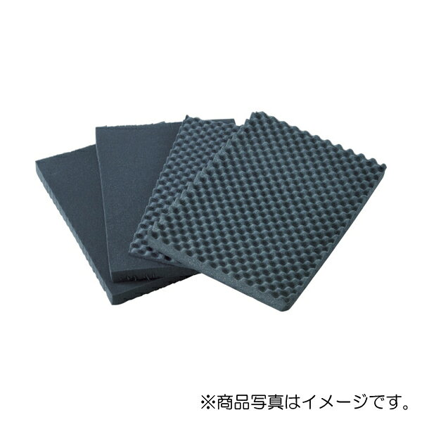 【特長】 ●波型ウレタン（軟質）と切れ目入ウレタン（硬質）の緩衝材が収納物を衝撃からしっかりガードします。 ●切れ目入ウレタンは収納物に合わせて抜き形状を簡単に作ることが可能です。 ●本体側切れ目入ウレタンサイズ間口×奥行×高さ（mm）： 150×215×33（2枚）・150×215×5（切れ目なし） ●蓋側波型ウレタンサイズ間口×奥行×高さ（mm）： 150×215×20 ●TAK13K-MLのみ本体側ウレタン（切れ目入/無）2種あり ●材質： ウレタン ●質量： 70.5g 【メーカー名】トラスコ中山（株） 【メーカー品番】TAK13K-SM