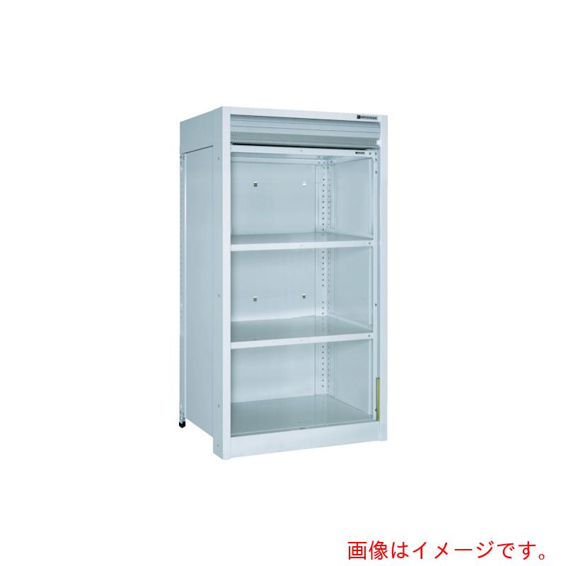 【別途送料あり】トラスコ中山（TRUSCO） TRUSCO 軽中量棚150型 シャッター付棚900×450×H1200 4段 【品番：TLA43S-24MG】