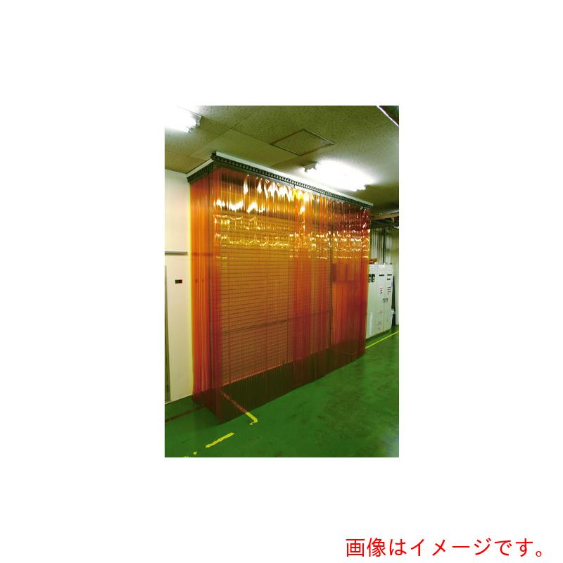 【別途送料あり】トラスコ中山（TRUSCO）　TRUSCO　ストリップドアシートセット　防虫オレンジ　厚み2mm幅300mm　取付間口4m×高さ2m　完全オーバーラップ　【品番：TSBO230-PR-4020S】