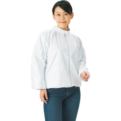 トラスコ中山（TRUSCO）　タイベック製作業服 立て襟ジャンパー L L　【品番：DPM-202 L】