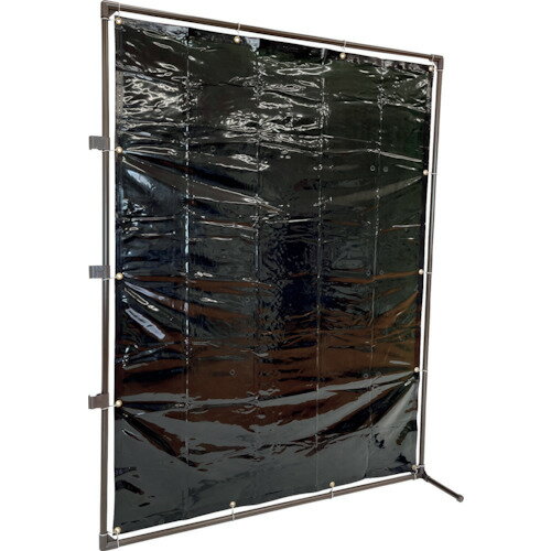 【別途送料あり】トラスコ中山（TRUSCO）　TRUSCO　溶接遮光フェンス　2015型接続　固定足　深緑　【品..