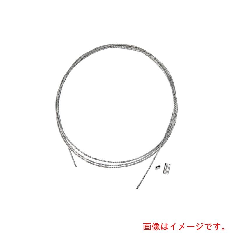 【メール便対応】トラスコ中山（TRUSCO） ステンレスワイヤカットロープ＋スリーブ付 1．5パイΦ×1000mm（ステンレススリーブ2個付 ） 【品番：SRCWS1.5X1M】