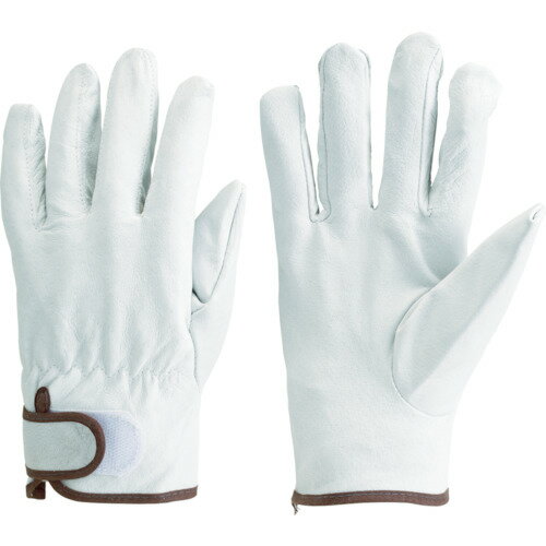 トラスコ中山（TRUSCO）　マジック式手袋豚本革製 Mサイズ　【品番：JK-717-M】