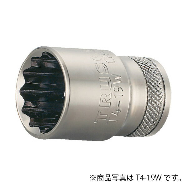 トラスコ中山（TRUSCO）　ソケット 12角タイプ 差込角12.7 対辺26mm　【品番：T4-26W】