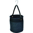 トラスコ中山(TRUSCO) 電工バケツ 300×350 巾着蓋付き Sフック大付 ブラック 【品番:TADB-300KF】(4)