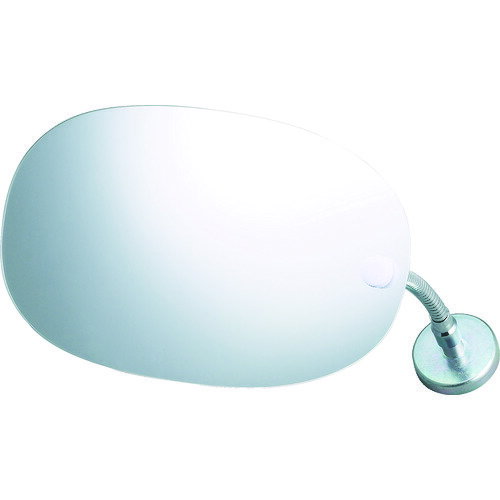 トラスコ中山（TRUSCO）　オーバルミラーマグネットタイプ 幅290mm×高さ150mm　【品番：
