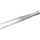 【メール便対応】トラスコ中山(TRUSCO) ステンレス製ピンセット 115mm 直ギザ付 【品番:TSP-20】