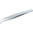 【メール便対応】トラスコ中山(TRUSCO) ステンレス製ピンセット 125mm 先曲り型 【品番:TSP-26】