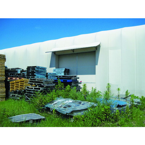 住設プロ 楽天市場店のトラスコ中山（TRUSCO）　補修用粘着テープ（テント倉庫用）98cm×5m グリーン　【品番：TTRA-5-GN】｜アングル2