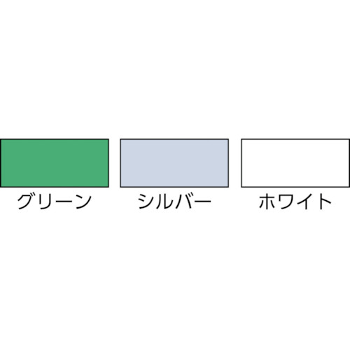 住設プロ 楽天市場店のトラスコ中山（TRUSCO）　補修用粘着テープ（テント倉庫用）98cm×5m グリーン　【品番：TTRA-5-GN】｜アングル3
