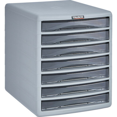 トラスコ中山（TRUSCO）　プラスチックレターケース A4浅型タイプ 7段　【品番：PA4-S7】