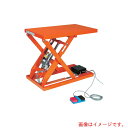 トラスコ中山(TRUSCO) TRUSCO テーブルリフト1000kg電動Bねじ100V 650×1050mm 【品番:HDL-L100610V-12】