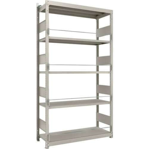 【別途送料あり】トラスコ中山（TRUSCO）　TRUSCO　災害備蓄ラック　スチールラック　M1．5型　W1160×D445×H2100　5段　単体　【品番：M1.5-DS7445】