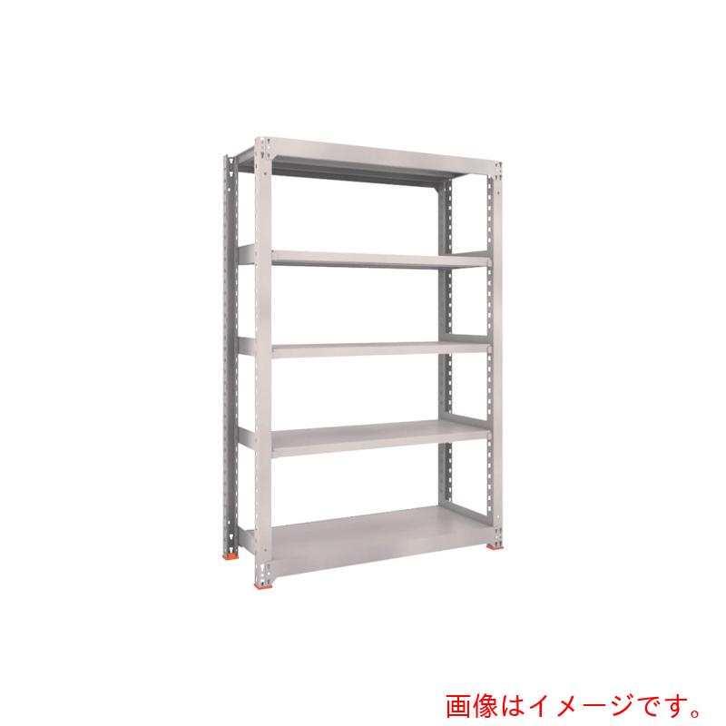 【別途送料あり】トラスコ中山（TRUSCO）　TRUSCO　M3型中量棚　1200X571XH2100　4段　単体　免震樹脂ベース付　ネオグレー　【品番：M3-7464SFC】(4)