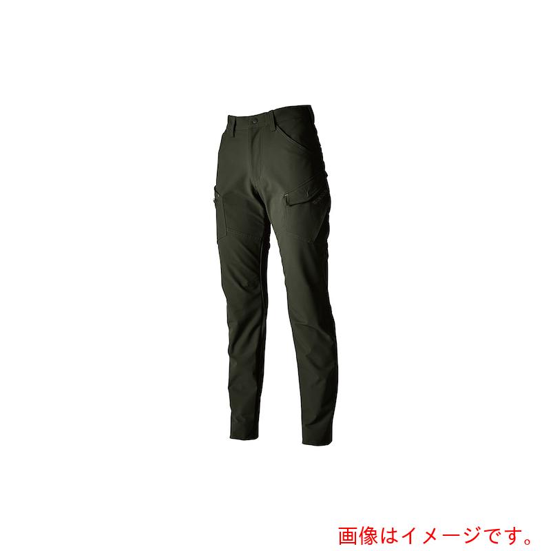 ★TS DESIGN　TS4Dエコダブルクロスレディースカーゴパンツ　S　カーキグリーン　【...
