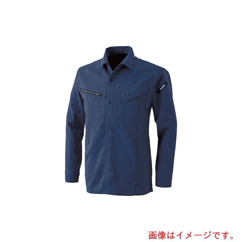 ★TS DESIGN　AIR　ACTIVEロングスリーブシャツ　3L　ネイビー　【品番：8105 3L 45】