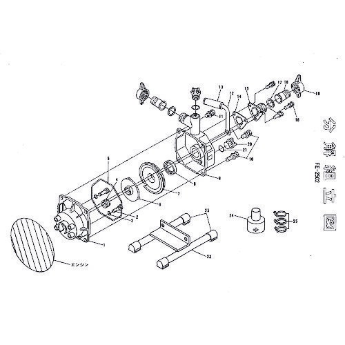 鶴見製作所　十字穴付六角ボルト（ばね座金付）　【品番：801-14038411-9】