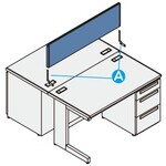【別途送料あり】内田洋行　ウチダ　FEED−R　DESK／FRTP−S取付金具FC　MG　【品番：5-119-5008】