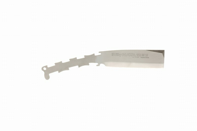 ●「シルキーナタ 両刃 150 本体」（品番：555-15）用ブレード（替刃）です。 〈仕様〉 ●サイズ（mm）： 325×85×5.7 ●刃渡り： 150mm ●刃厚： 5.7mm ●重量： 390g ●材質： 合金鋼 【メーカー名】（株）ユーエム工業 【メーカー品番】556-15