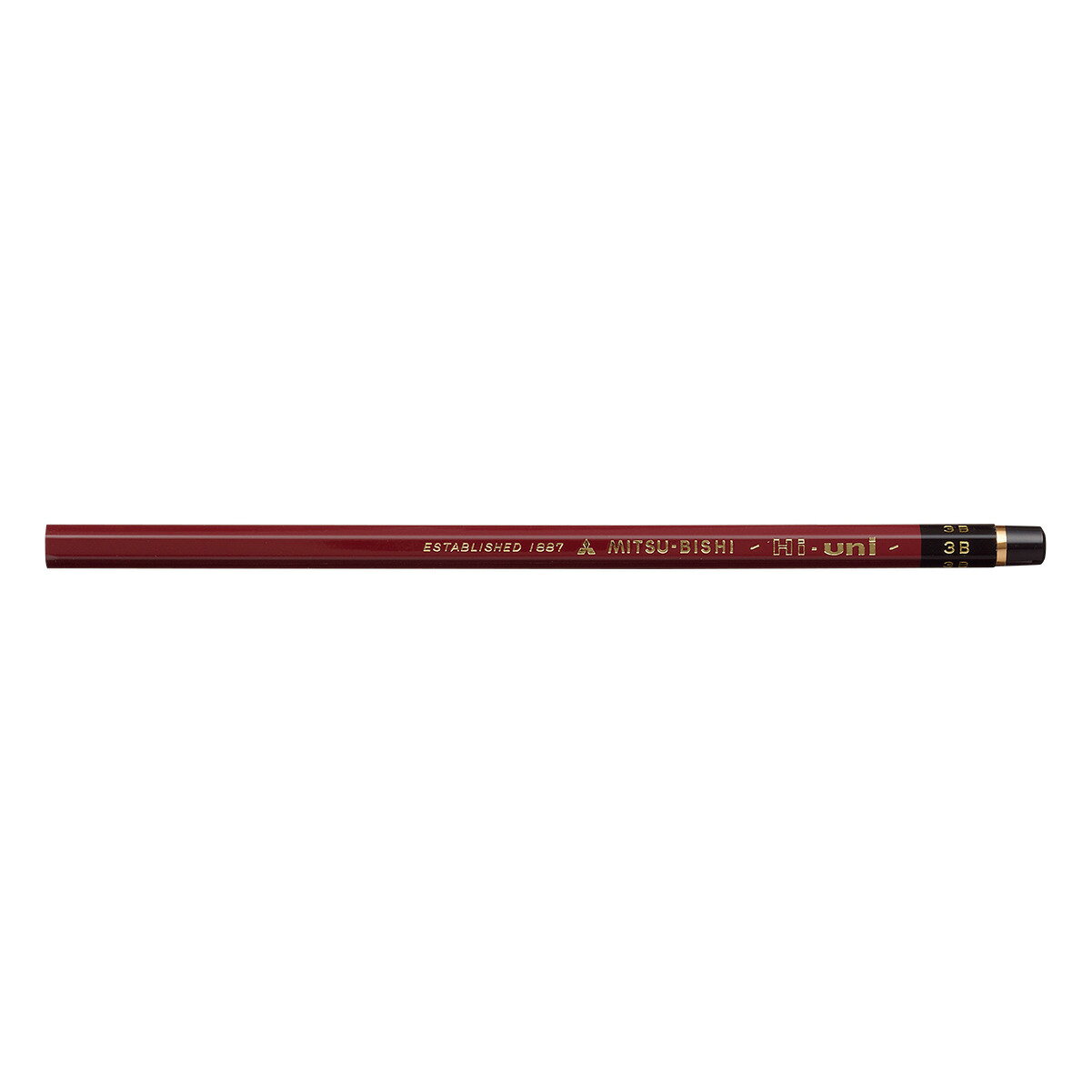 【メール便対応】三菱鉛筆（uni）　ハイユニ 3B 鉛筆 12本入　【品番：HU3B】【JAN...