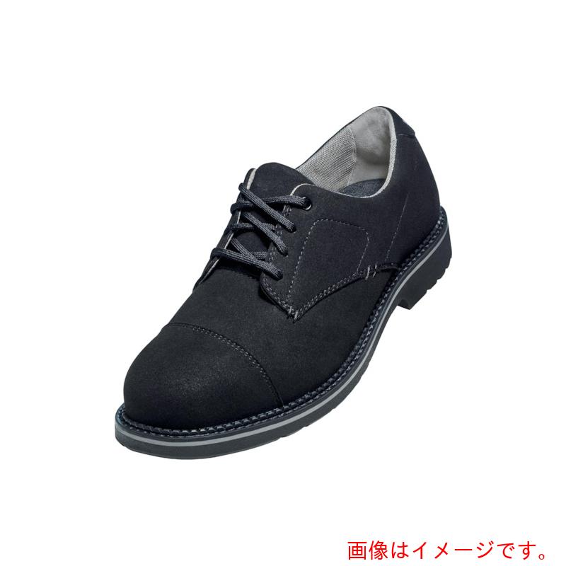 UVEX　ウベックス1ビジネスシューズS3SRCマイクロベロアブラック27CM　【品番：8430542】