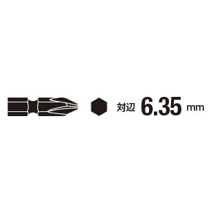 【メール便対応】ベッセル　タッピングビット（ブラック刃先） 10本入　【品番：No.A14B（+2×150S）】【JAN：4907587322487】