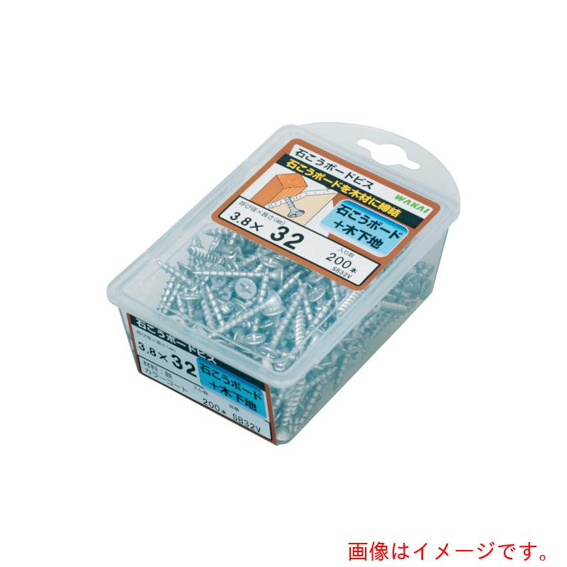 若井産業（WAKAI）　石こうボードビス　木下地用　バリューパック　3．8×25　【品番：SB25V】