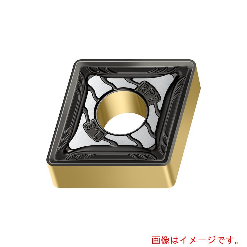 特長 ●旋盤チップ（ネガチップ）です。 用途 ●主な用途：鋼・鋳鉄。その他用途：ステンレス。 仕様 ●適合被削材：鋼・鋳鉄 ●チップ形状：80°菱形 ●切刃長L(mm)：12.896 ●内接円IC(mm)：12.7 ●厚さS(mm)：4.762 ●コーナ半径RE(mm)：1.2 ●穴径D1(mm)：5.16 ●主逃げ角AN(°)：0 ●加工タイプ：荒加工 質量・質量単位 ●0.01kg 【メーカー名】ワルタージャパン（株） 【メーカー品番】CNMG120412-RP7