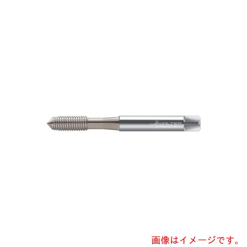 特長 ●高性能転造タップです。 用途 ●被削材：鋼、非鉄金属、難削材。 ●ねじ切り加工。 仕様 ●精度：6HX ●呼び寸法：M8 ●ピッチ(mm)：1.25 ●全長(mm)：90 ●シャンク径(mm)：8 ●シャンク四角部(mm)：6.2 ●ねじ長(mm)：18 ●CRN 材質 ●HSS-E 質量・質量単位 ●0.036kg 【メーカー名】ワルタージャパン（株） 【メーカー品番】E2061604-M8