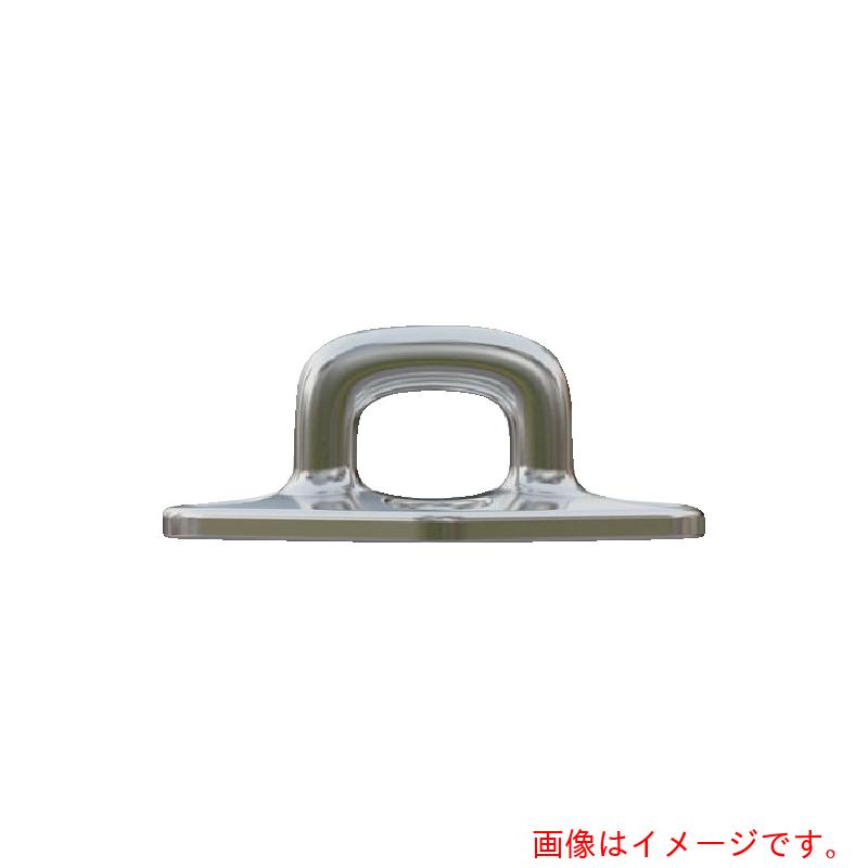 特長 ●二相ステンレス鋼で、非常に高強度で優れた耐食性があります。 用途 ●壁面や床などに取り付け、チェーンやロープなどの固定用金具として。 仕様 ●使用荷重(kN)：11.77 ●A(mm)：60 ●D(mm)：24 ●B(mm)：46 ●C(mm)：38 ●d(mm)：5 ●E(mm)：12 ●F(mm)：19 材質 ●二相ステンレス鋼 質量・質量単位 ●59.0g 注意事項 ●力がかかる方向によって使用荷重(kN)が変わります。 ●(面に対して90°：11.77、45°：10.79、0°：10.79) 【メーカー名】Wichard社 【メーカー品番】6654
