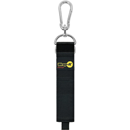 Wrap-It Storage　カラビナ付き収納ストラップ　24インチ　黒　【品番：100-HNH-24...