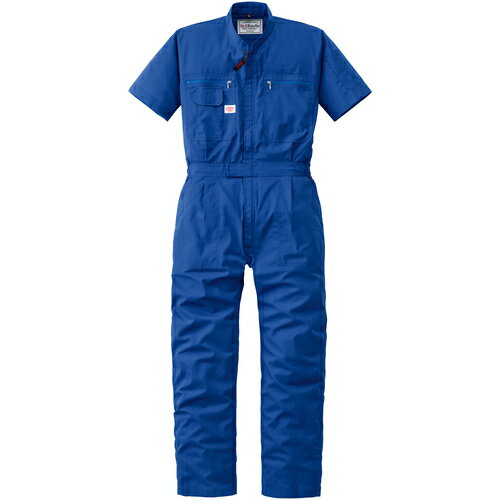 山田辰　AUTO−BI　半袖つなぎ服1201−002マリンブルー−M　【品番：1201-002-M】