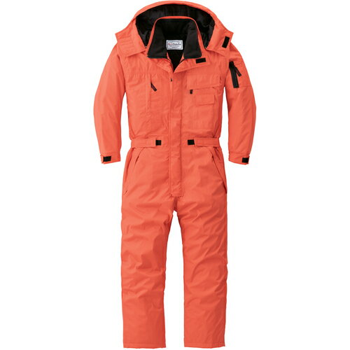 山田辰　AUTO−BI　防水防寒つなぎ服810−003オレンジ−LL　【品番：810-003-LL】