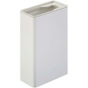 山崎実業 流せるトイレブラシスタンド プレート ホワイト 4903208048576 【品番:04857】●
