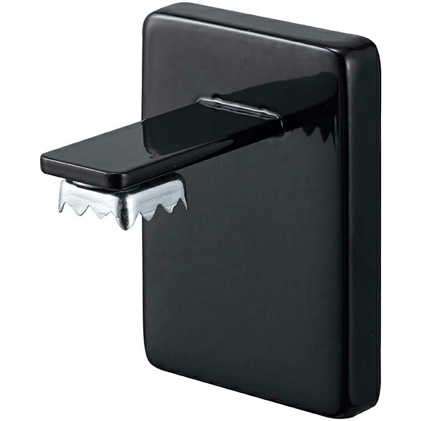 山崎実業　吸盤ソープホルダー タワー　ブラック　【品番：04872】