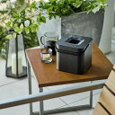 山崎実業 そのまま入れられる蚊取り線香収納ポット タワー 角型 ブラック 【品番:05752】